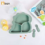  Khay Silicone Khủng Long Misan (Kèm Thìa Dĩa KL) 