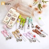  Set Thìa Dĩa Đũa Misan Kèm Hộp Nhựa 