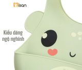  Yếm Silicon Hình Thú Có Tai (8 Mẫu) 