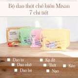  Bộ Dao Thớt 7 Chi Tiết Misan 