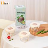  Hũ Thủy Tinh Vuông Nắp Nhựa Có Khóa (230ml) 