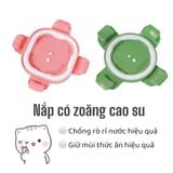  Hũ Thủy Tinh Vuông Nắp Nhựa Có Khóa (230ml) 