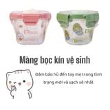  Hũ Thủy Tinh Vuông Nắp Nhựa Có Khóa (230ml) 