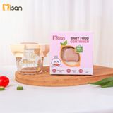  Set 3 Hũ Thủy Tinh Tròn Nắp Nhựa Có Khóa (230ml) 