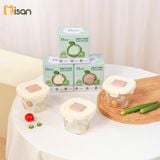  Hũ Thủy Tinh Vuông Nắp Nhựa Có Khóa (230ml) 
