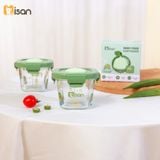  Hũ Thủy Tinh Vuông Nắp Nhựa Có Khóa (230ml) 