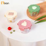  Hũ Thủy Tinh Tròn Nắp Nhựa Có Khóa (230ml) 