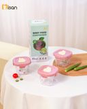  Hũ Thủy Tinh Vuông Nắp Nhựa Có Khóa (230ml) 