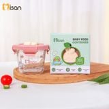  Set 3 Hũ Thủy Tinh Vuông Nắp Nhựa Có Khóa (230ml) 