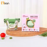  Set 3 Hũ Thủy Tinh Tròn Nắp Nhựa Có Khóa (230ml) 