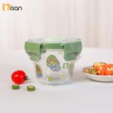  Hũ Thủy Tinh Tròn Nắp Nhựa Có Khóa (230ml) 