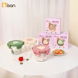  Hũ Thủy Tinh Tròn Nắp Nhựa Có Khóa (230ml) 