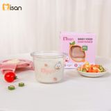  Set 3 Hũ Thủy Tinh Tròn Nắp Nhựa Có Khóa (230ml) 
