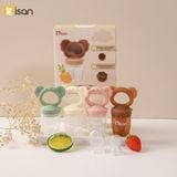  Túi Nhai Silicon Kèm Gặm Nướu Hình Gấu Misan 