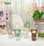  Túi Nhai Silicon Kèm Gặm Nướu Hình Gấu Misan 