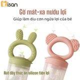  Túi Nhai Silicon Kèm Gặm Nướu Hình Gấu Misan 