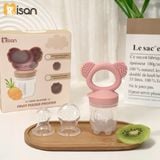  Túi Nhai Silicon Kèm Gặm Nướu Hình Gấu Misan 