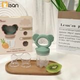  Túi Nhai Silicon Kèm Gặm Nướu Hình Gấu Misan 