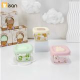  Hũ Thủy Tinh Vuông Nắp Silicon Misan Mẫu Mới 