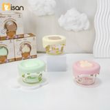  Hũ Thủy Tinh Tròn Nắp Silicon Misan Mẫu Mới 