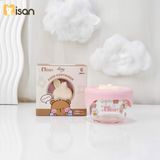  Hũ Thủy Tinh Tròn Nắp Silicon Misan Mẫu Mới 