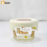  Hũ Thủy Tinh Tròn Nắp Silicon Misan Mẫu Mới 