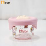  Hũ Thủy Tinh Tròn Nắp Silicon Misan Mẫu Mới 