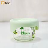  Hũ Thủy Tinh Tròn Nắp Silicon Misan Mẫu Mới 