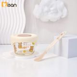  Hũ Thủy Tinh Tròn Nắp Silicon Misan Mẫu Mới 