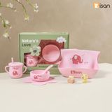  Set Ăn Dặm Silicon Nature's Love Misan 4 Chi Tiết 