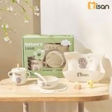  Set Ăn Dặm Silicon Nature's Love Misan 4 Chi Tiết 