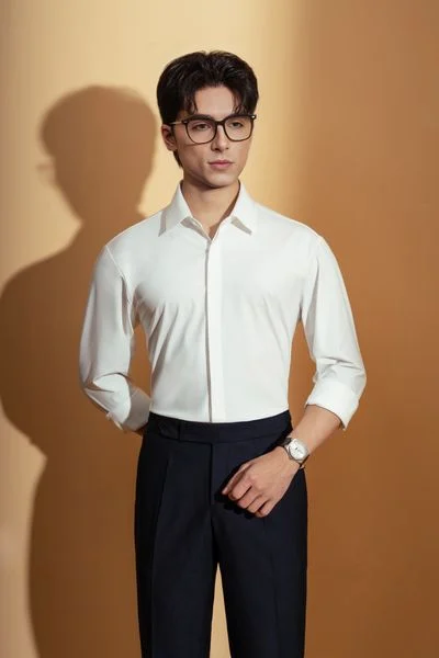  Sơ mi trắng trơn - SMC121 