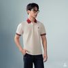  Áo polo ngắn tay be cổ đỏ - AP182BE - 48 