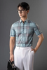 Sơ mi CT24 xanh kẻ vuông - SNC023 - 50 