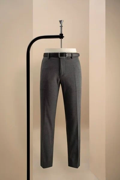  Quần ghi tối sọc chìm - Q328 - 52 