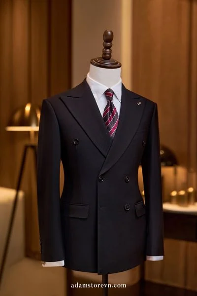  Áo vest xanh tt trơn 2HK - AV314CQ 