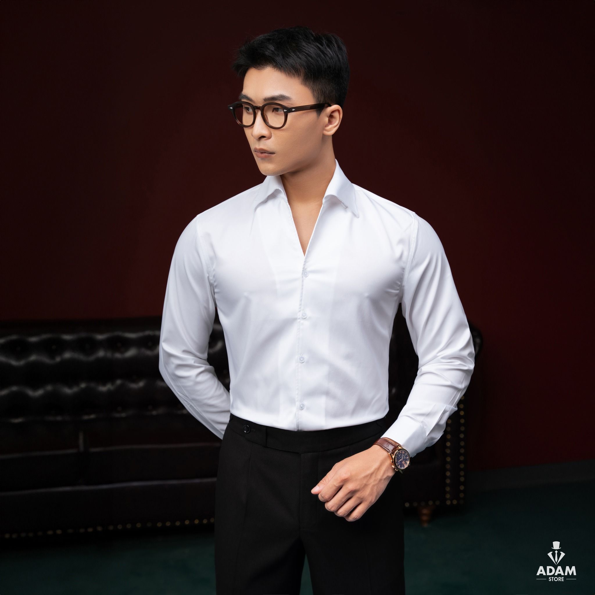  Sơ mi trắng trơn - SMC125 