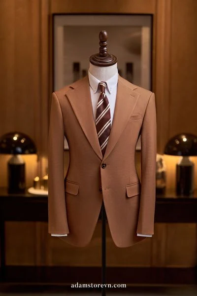  Áo vest nâu pastel - AV412 - 48 