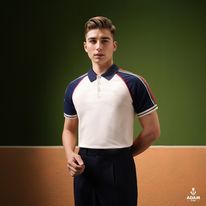  Áo polo be đáp vai xanh - AP153BE 