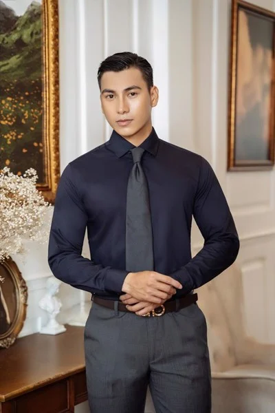  Sơ mi BB xanh tt sẫm 