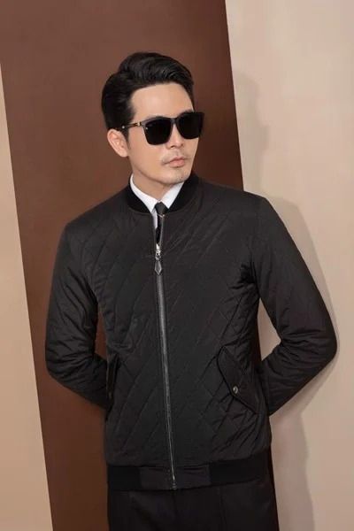  AK đen bomber trần bông - AK044 - 50 