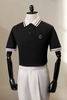  Áo polo đen logo ngực áo - AP219D - 48 