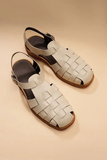  Dép sandal trắng đan - DAD005T - Trắng 