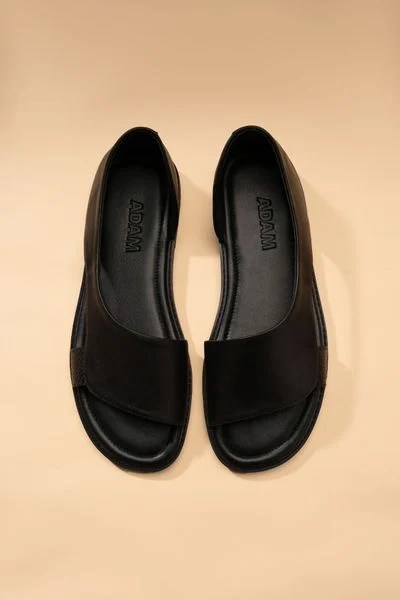  Dép sandal đen thiết kế - DAD008DD - Đen 