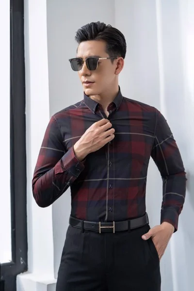  Sơ mi kẻ đỏ - SMC101 - 52 