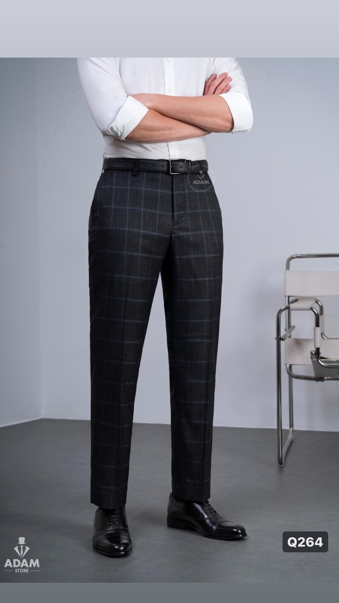  Q đen xước kẻ - 264 - 48 