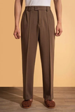  Quần trousers nâu trơn - QSN001 - 48 