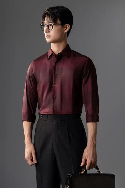  Sơ mi đỏ kẻ vuông - SMC139 - 48 