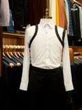  Sơ mi trắng họa tiếp đáp vai - SMC171 - 48 