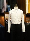  Sơ mi trắng cổ bầu cài phụ kiện - SMC173 - 48 